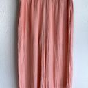 Anthropologie  Maeve Nell Wide Leg Crop Culottes Pink Sz Large Photo 2