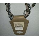 Coldwater Creek  Womens Necklace Bauble & Chain Silver Gray 9" Photo 3