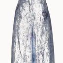 Jacquemus  Foil Boota Flared Palazzo Pants grey blue size 6 Photo 1