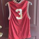 Adidas IU Indiana University Basketball Jersey Red And White Size Small Photo 1