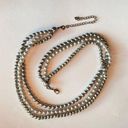 Krass&co The Roman  tri strand grey beaded necklace Photo 0