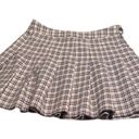 Full Tilt  Lavender Plaid Pleated Mini Skirt Size S Photo 5