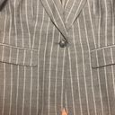 Anne Klein  Gray Stripped Blazer, size 4 Photo 2