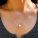 14K Gold Plated natural stone Necklace Photo 0