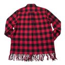 Polo NWT  Ralph Lauren Fringe-Trim Plaid Shirt in Red Black Buffalo Check XXL Photo 5