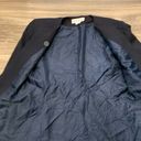 Christian Dior  Navy Blue One Button Blazer.  Size: 12.  100%  Pure Wool. Photo 4