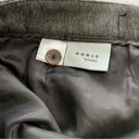 Akris Punto  Wool Suit with Leather Trim Herringbone Size 10 Blazer Pants Photo 15