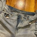 American Eagle  Baggy Jean Distressed High Rise Rigid Blue Jean Denim Size 4 Photo 7