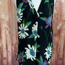 Violet+Claire  Black Floral Print V Neck Shell Tank Top Photo 4