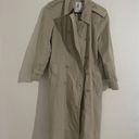 London Fog Cream Trench Coat Photo 0