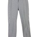 J.Crew  Cotton Nautical Stripe Capri Ankle Trouser Pant 0 Navy Blue White #3078 Photo 0