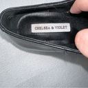 Chelsea and Violet  black leather stacked heel short boots women 6.5. Photo 3