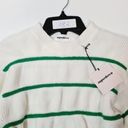 superdown  Sophia Stripe Sweater in White & Green Photo 9