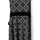 White House | Black Market  Wrap Dress Size M Tie V Front NWOT Photo 4