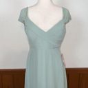 Birdy Grey Pretty New  Spence Sage Chiffon Gown! Photo 2