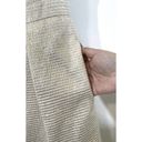 Shoshanna  Dress Size 2 Ivory Gold Stripe Strapless Sheath Cocktail Party Pockets Photo 5