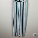 Xhilaration  Jumpsuit Small‎ Striped Multicolor Palazzo Pants V-Neck Tie Cutout S Photo 3