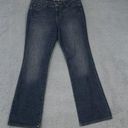 Apt. 9  Women's Boot Cut Jeans Blue Stretch Whiskered Mid Rise Pockets Denim 10 Photo 0