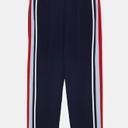 ZARA  High Waist Skinny Pants w/ Packet & Side Stripe Blue/Red Size S NEW Photo 3