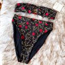 Agua Bendita Bikini Oregano Top Comino Bottom Floral Strapless Hedera XS NWT Photo 0