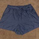 Torrid Blue Paperbag Shorts Photo 3