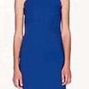 J.Crew  Cobalt Blue Scalloped Sleeveless Shift Dress - Size 8 Photo 0