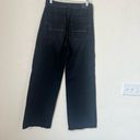 American Eagle  Super High Rise baggy wide leg black jeans size 2 Photo 4