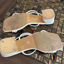 Women Wedge Heel Sandals White Size 7 Photo 3