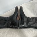 Justin Boots  Black leather Roper Size 6.5B vintage Photo 4