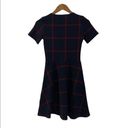 Divided H&M  Plaid  Short Sleeve Fit and Flare Dress, Womens Size 0 Photo 7