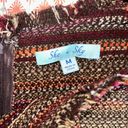 She & Sky retro brown tweed twill boho bohemian dress juniors size medium Photo 9