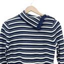 Tracy Reese  Cashmere Blend Navy & Ivory Nautical Striped Sweater Size Medium Photo 6