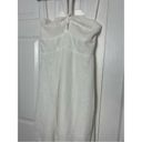 Pink Lily  White Ivory Await Fate Halter Neck Smocked Bust Maxi Dress Size XL Photo 4