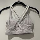 Lululemon  Energy Bra Size 4 Gray Medium Support Photo 2