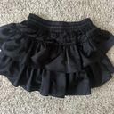 Boutique Tiered Skort Black Photo 2