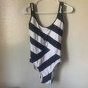 DKNY Striped One Piece Swimsuit Photo 1