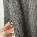 Vince  Alpaca Wool Blend Charcoal Gray Cardigan Size Medium Photo 2