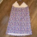 SheIn halter dress lightweight ditzy floral summer swim coverup women’s size M Photo 1