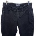 Lee  Womens Embroidered Slender Secret Low Waist Slim Skinny Jeans Black Size 27 Photo 1