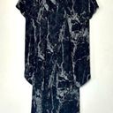 Balenciaga  Black/Gray Marble Cape Two Layer Dress France Size 36 Photo 3