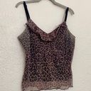 Black Cheetah Y2k Cami Top Brown Photo 0