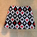 American Vintage Never been worn activewear skort with spades, hearts, diamonds and clubs printed Photo 0