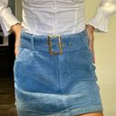 Show Me Your Mumu Blue Corduroy Mini Skirt Photo 1