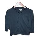 Croft & Barrow  Black Cardigan Size L Photo 0