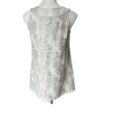 Renee C  by So Cool Pullover Mod Tunic Mini Dress Ivory Metallic Photo 6