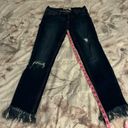 Free People  Great Heights women’s frayed hem skinny jeans, size 26” boho hippie Photo 15