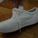 Vans  Authentic Platform White Sneakers Size 8 Photo 5