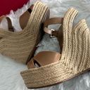 Valentino Garavani Authentic  espadrilles wedges shoes sz 35 Photo 3