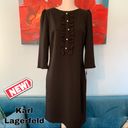 Karl Lagerfeld  size 4 S Small new black dress Photo 1