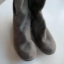 Paul Green ‎ Gray Suede Riding Boots Womens Size 8.5 US Size 11 Shoes Photo 4